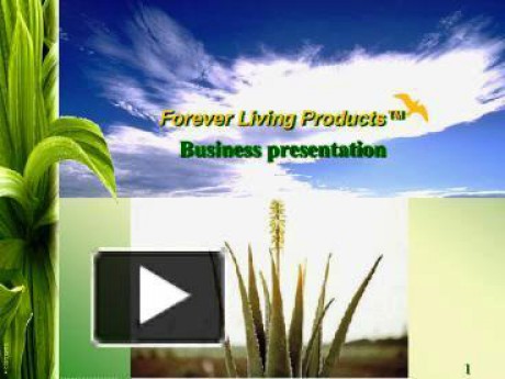 Forever Living Products - biznis ponuka